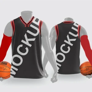 Modelagem Automática Camisa de Basquete NBA Gola Quadrada