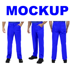 Mockup CDR Calça de Brim sem Elástico