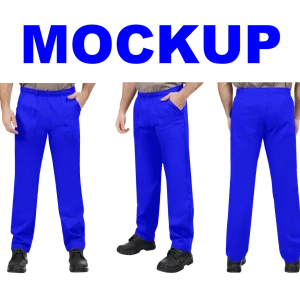 Mockup CDR Calça de Brim com Elástico