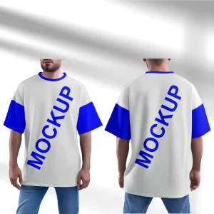 Mockup CDR Camisa Oversized Masculina