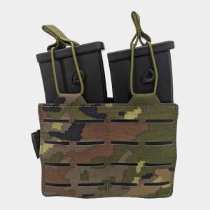 Portacargador de fusil doble boscoso pixelado - Conquer
