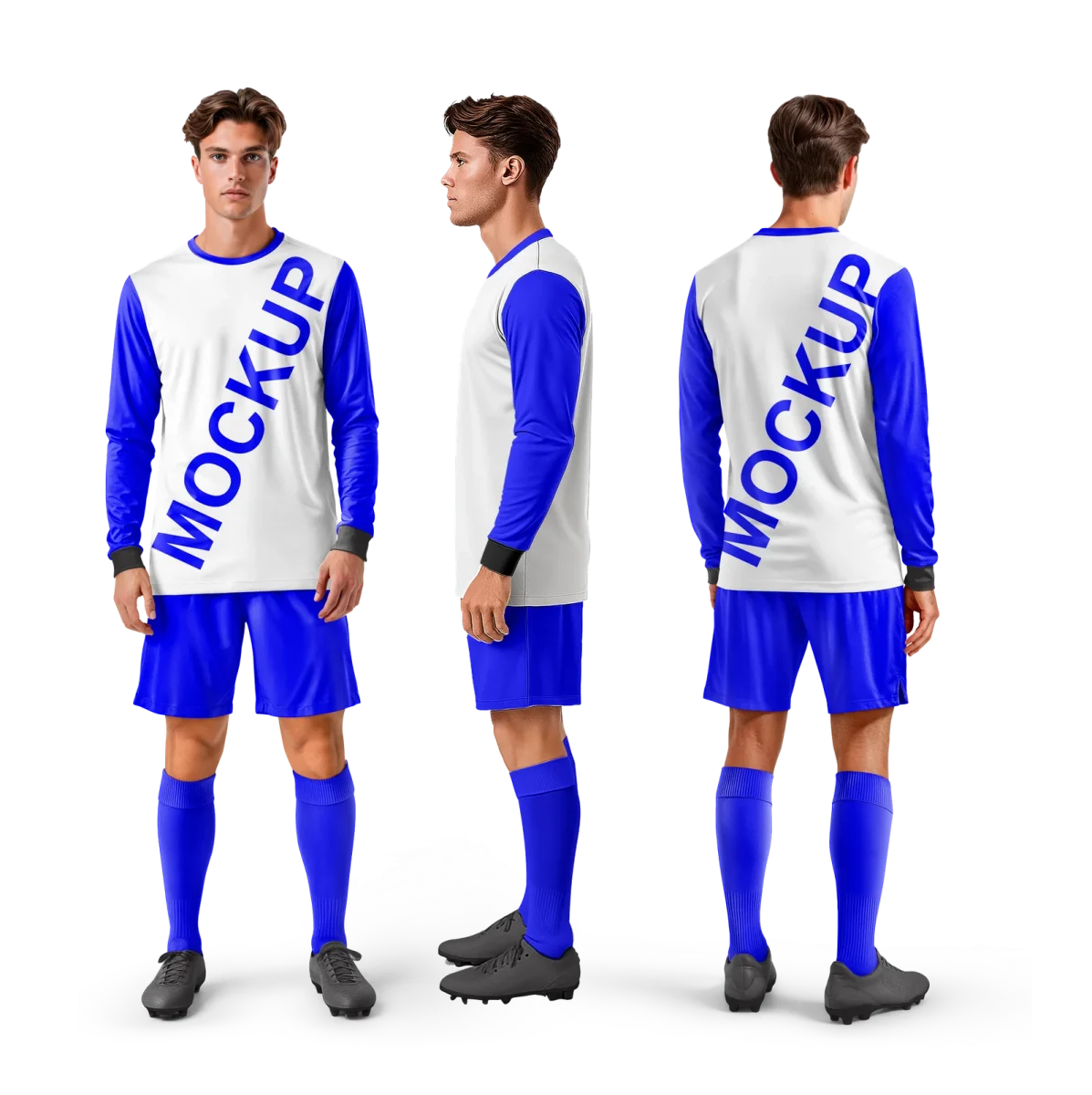 Mockup CDR Conjunto Esportivo Manga Longa Lat. Humano