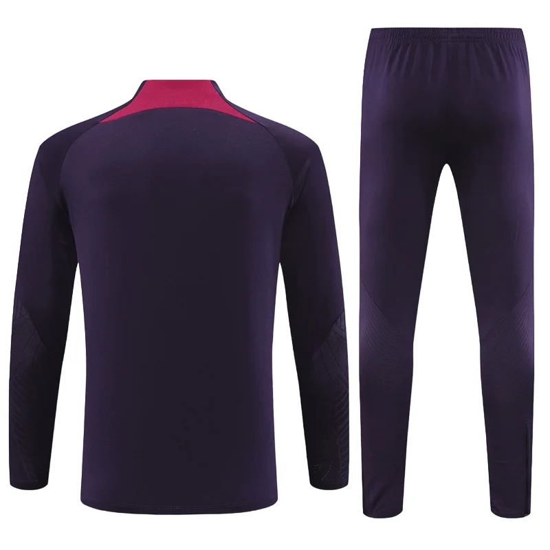 Conjunto de Treino PSG Jaqueta Roxo + Calça Roxo 2023/24 - Image 3