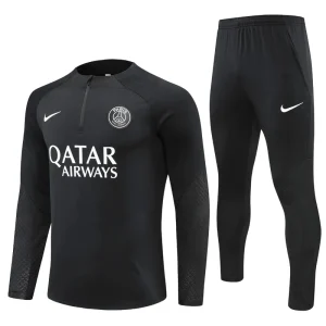 Conjunto de Treino PSG Jaqueta +Calça Preta 2022/23