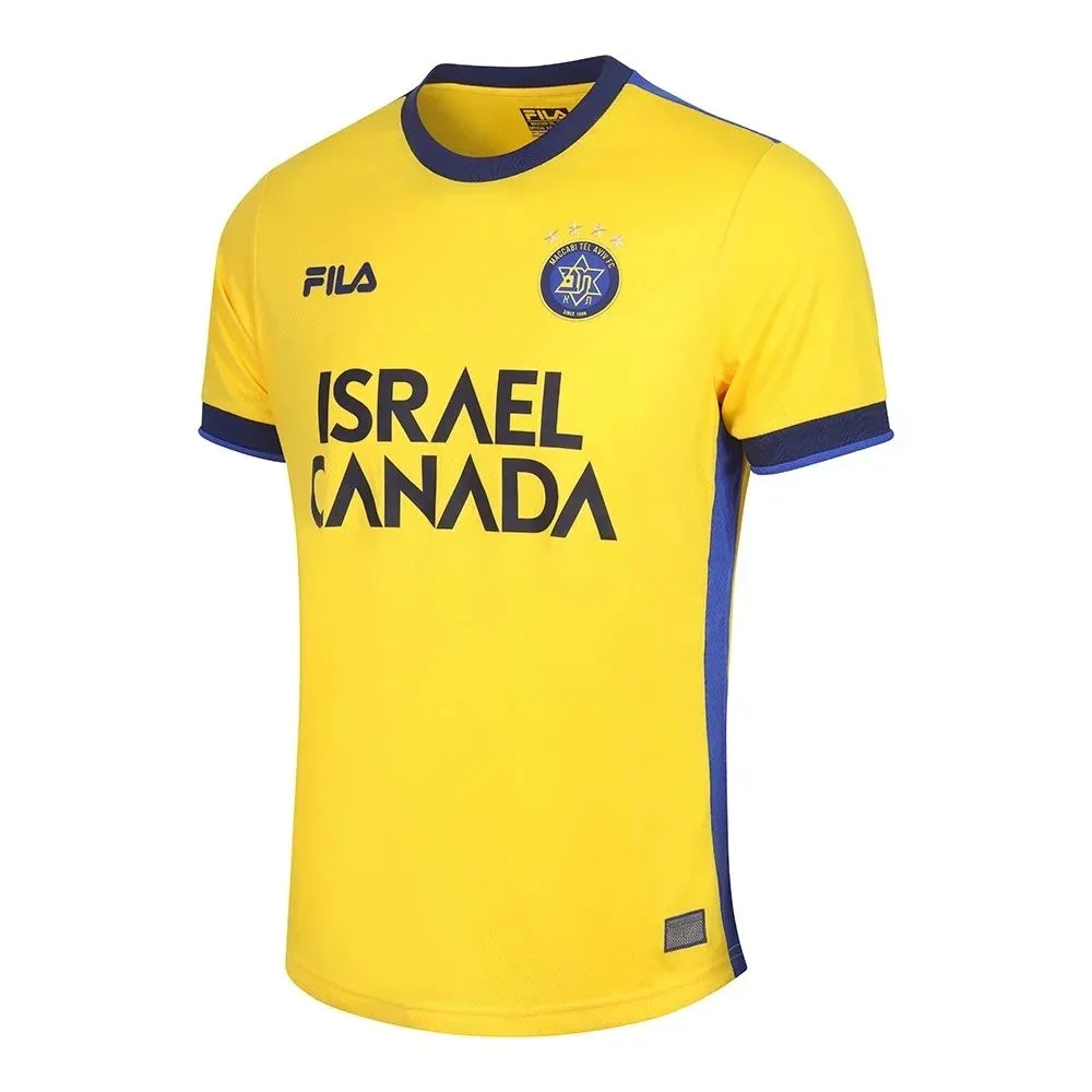 Nova Camisa Maccabi Tel Aviv Amarela 2023/24 Masculina - Image 2