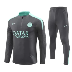 Conjunto de Treino PSG Jaqueta Cinza + Calça Cinza 2024/25