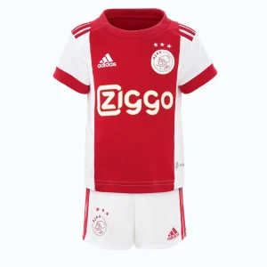 Kit Infantil Ajax Home 22/23 Vermelha com Branco Unissex
