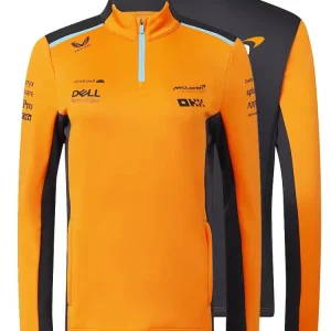 Jaqueta de Frio McLaren F1 Team Laranja Com Zíper