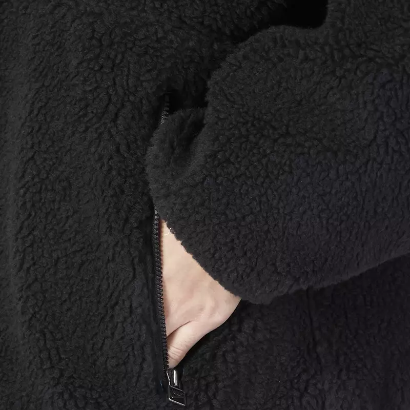 Casaco de Frio Nike Lã Reversível Preto/Bege Leap High Just do It - Image 7