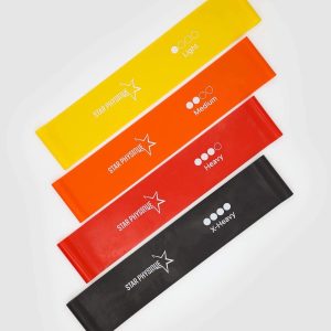 Kit de 4 Mini Bandas de Resistência de Látex