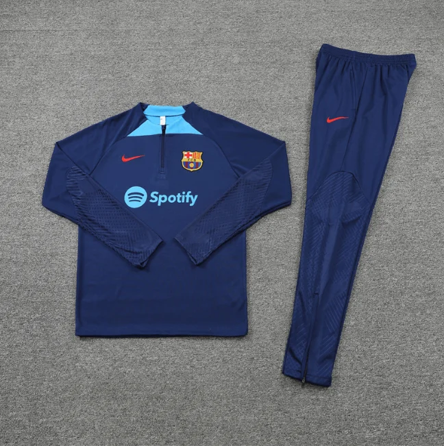Conjunto Barcelona Treino Jaqueta/Calça Azul II 2022/23 - Image 4