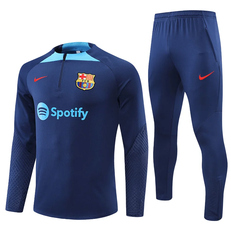 Conjunto Barcelona Treino Jaqueta/Calça Azul II 2022/23 - Image 2