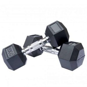 Rubber Hex Dumbbell