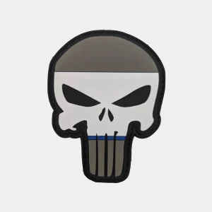 Parche de "The Punisher" delgada Línea Azul