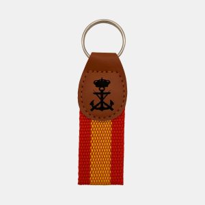 Llavero de I. Marina con la bandera de España