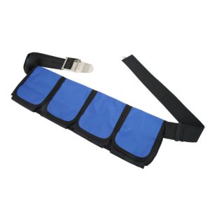 Cinto Cordura Bolsas Fivela Inox