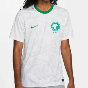Camisa da Arábia Saudita Branca Copa do Mundo 2022 Masc