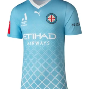 Camisa Melbourne City Home Azul 2023/24 Masculina