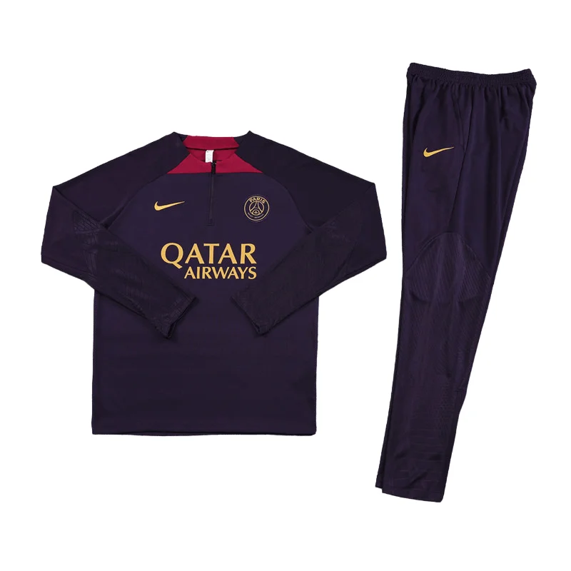 Conjunto de Treino PSG Jaqueta Roxo + Calça Roxo 2023/24 - Image 4