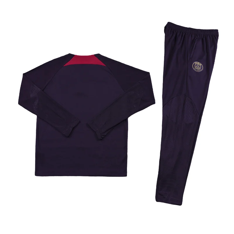 Conjunto de Treino PSG Jaqueta Roxo + Calça Roxo 2023/24 - Image 5