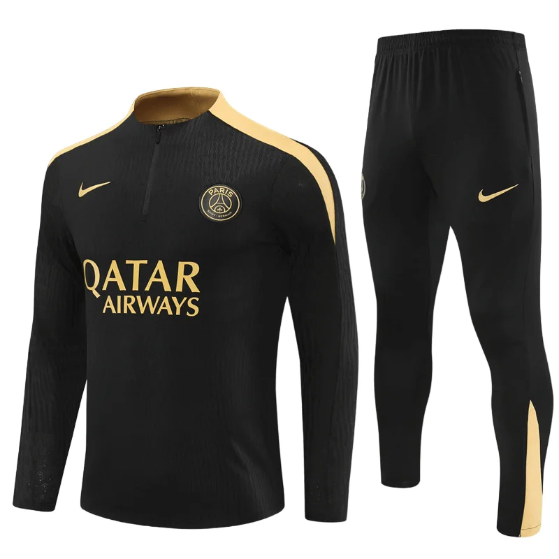 Conjunto de Treino PSG Jaqueta+Calça Preto 2024/25 - Image 2