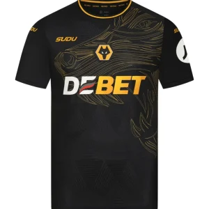 Camisa Reserva Wolverhampton Preta II 2024/25 Masculina
