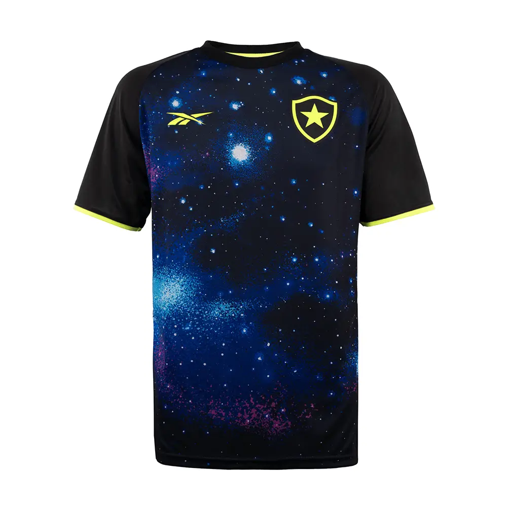 Camisa do Botafogo Pré-jogo Preta estrelar 2024/25 Unissex - Image 2
