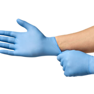 Luvas latex  Azuis com pó – S