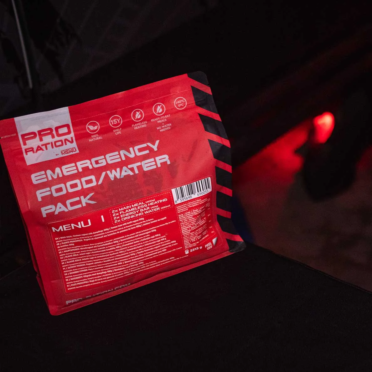 Pack de supervivencia Menu I PRO-RATION - Adventure Menu - Image 4