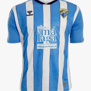 Camisa Málaga Home Azul 2022/23 Masculina
