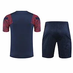 Kit Camisa + Short Treino PSG Azul 21/22 – Masculino - Image 3